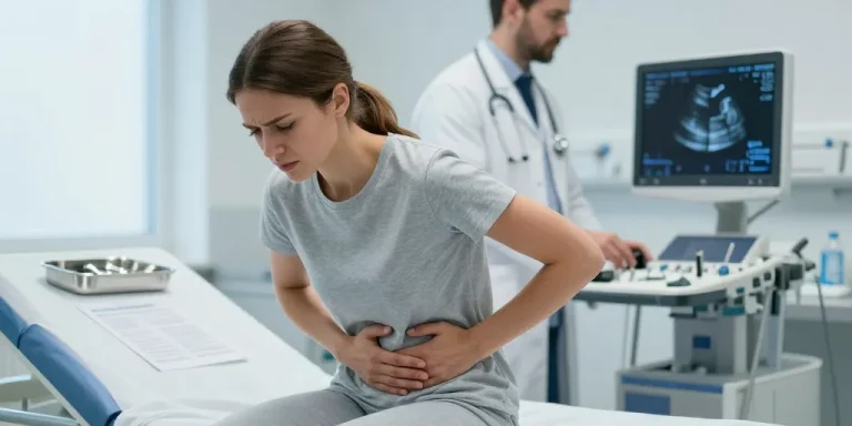 l appendicite femme ventre douleur cote droit