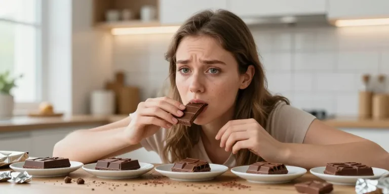 manger trop de chocolat d'un coup