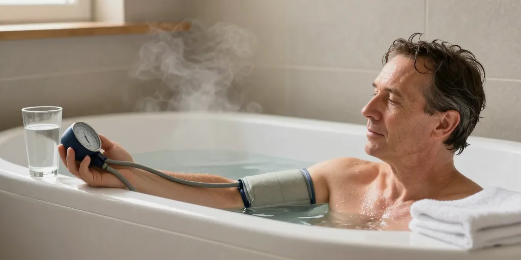 bain chaud et hypertension