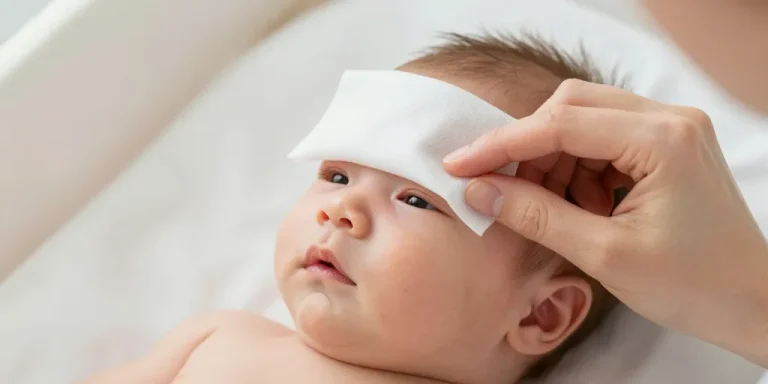 caca d'oeil toute la journée bebe